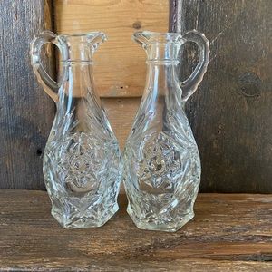 Anchor Hocking Glass Oil & Vinegar Cruets